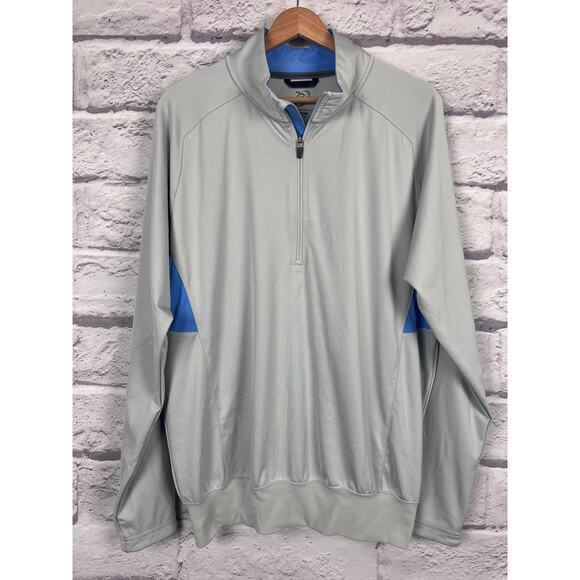 Zero Restriction Mens M Golf Performance Outdoor Activewear Zip Pullover Jacket - Picture 3 of 14